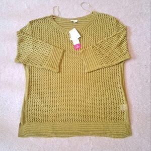 New! Laura Knit Sweater Women's Size 2X Green